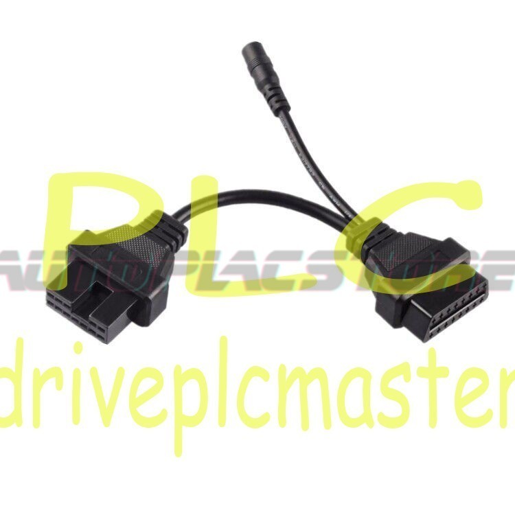 1pc For Mitsubishi Diagnostic Scanner 12 Pin OBD1 to 16 Pin OBD2 Convertor Cable