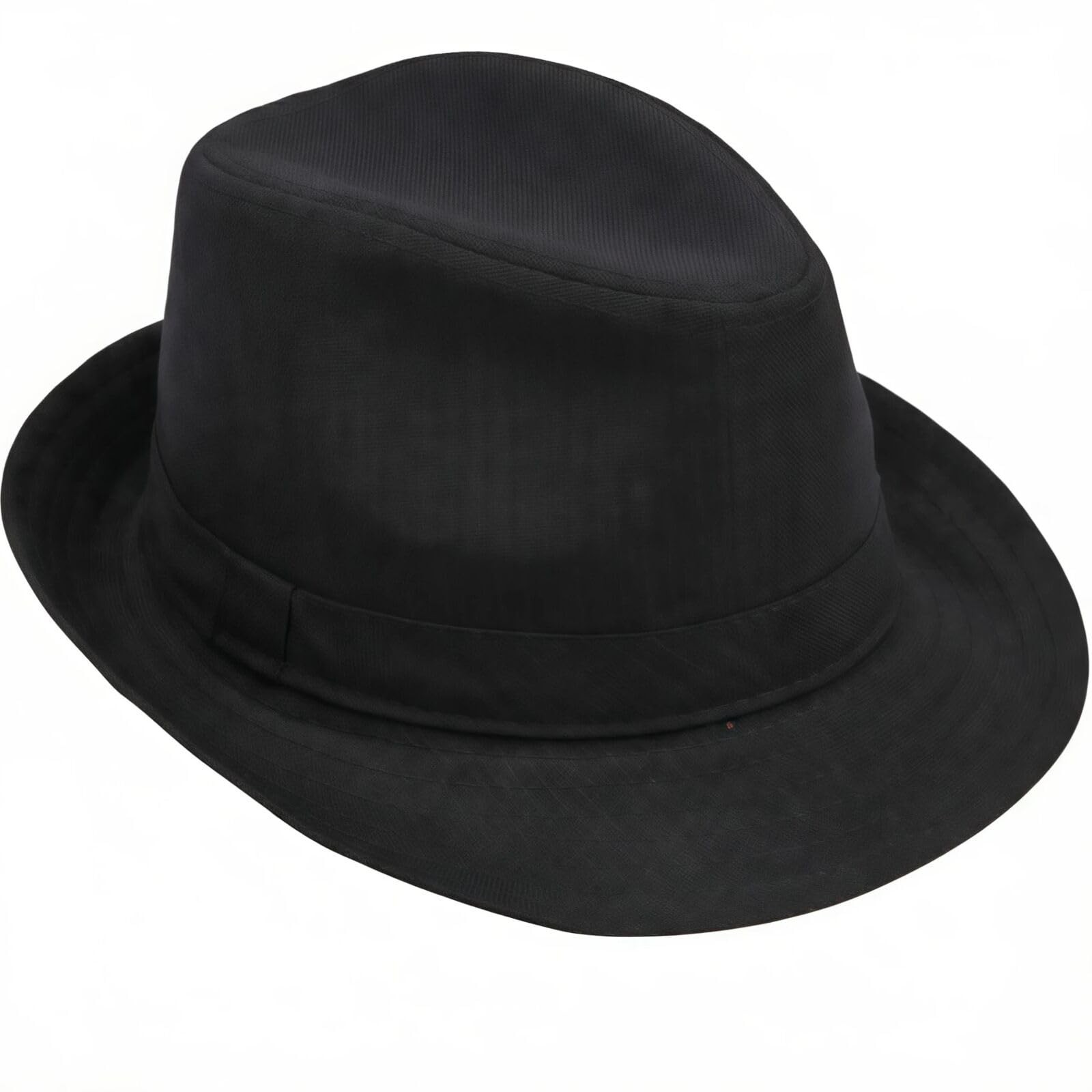 20s Men Fedora Hat Accessories Classic 1920s Men Costume Short Brim 7 1/2-7 5/8