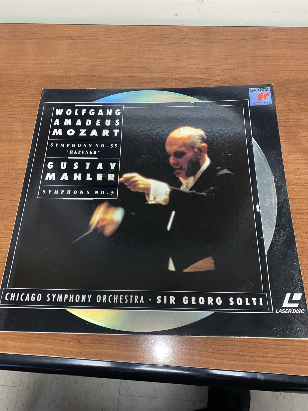 Wolfgang Amadeus Mozart  Symphony 35 Chicago Symphony Laserdisc Georg Solti