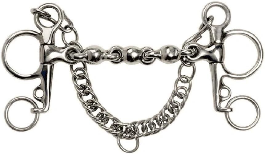 Shires Short Shank Waterford Pelham - 5" 5", Stainless Steel