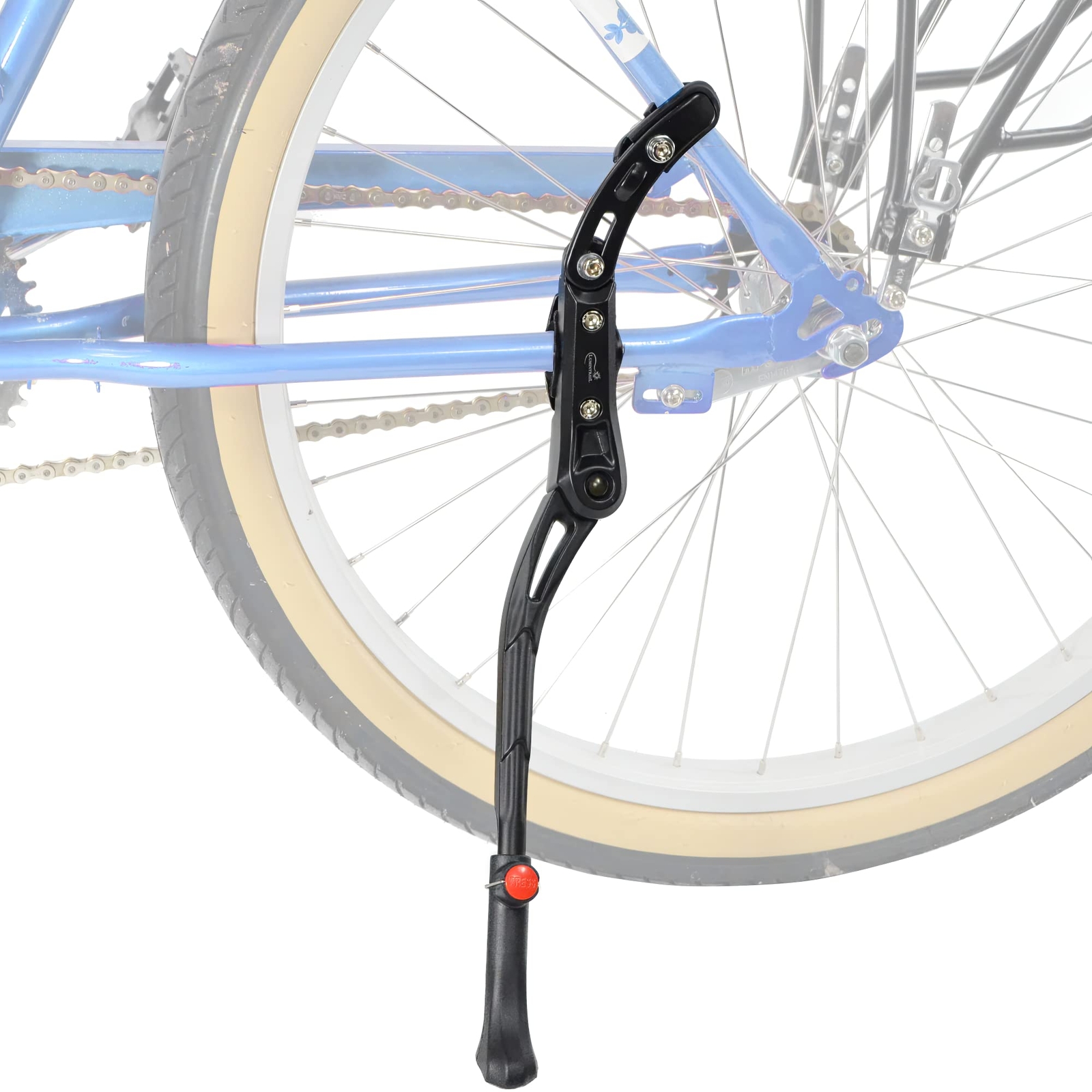 Rear Mount Bike Kickstand - Heavy Duty- Bicycle Kick Stands for Adult Mountain
