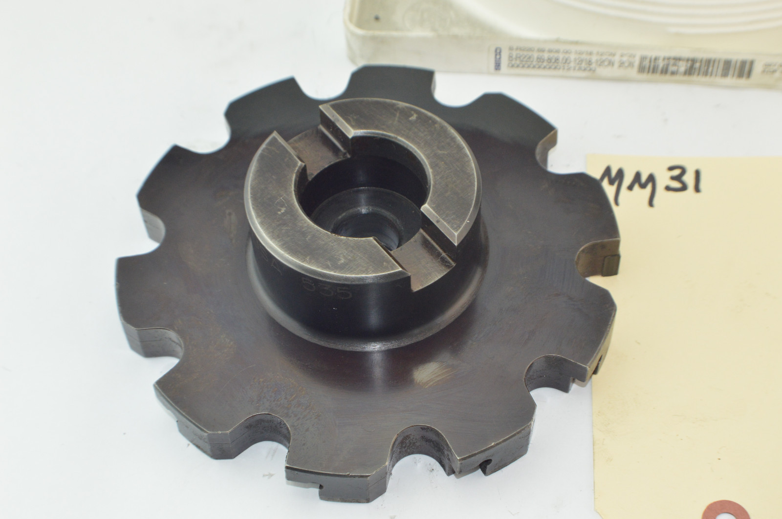 SECO Indexable Disc Mill 6-1/4" Dia Half side Disk face mill right hand