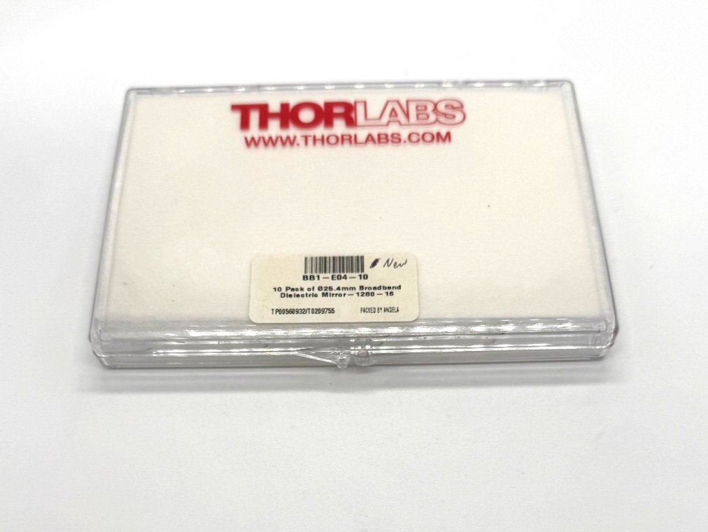 New Thorlabs BB1-E04-7 Ø1" Broadband Dielectric Mirror, 1280 - 1600 nm, 7 Pack