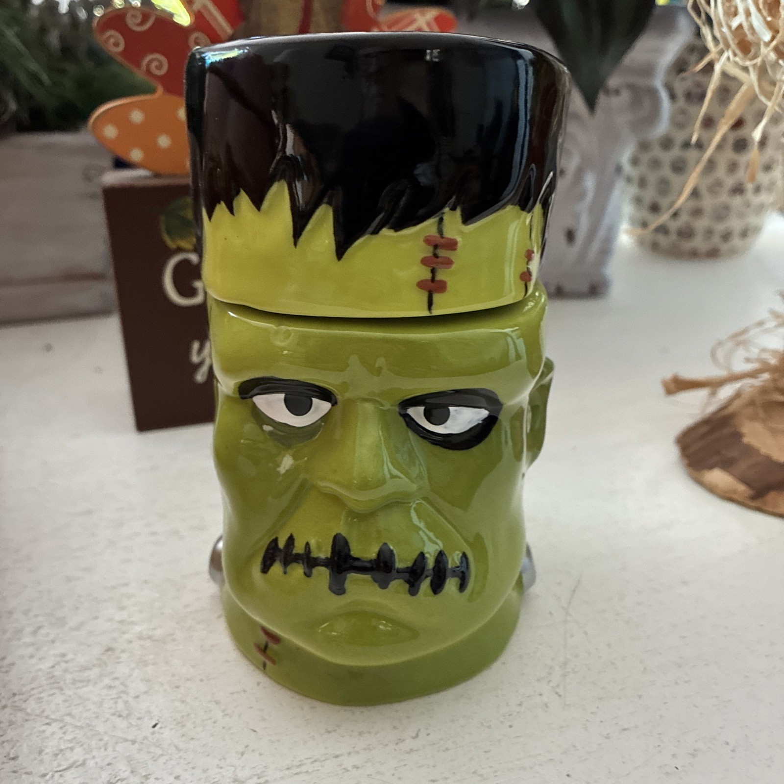 2026 Cracker Barrel Halloween Frankenstein Monster Salt & Pepper Set New NIB