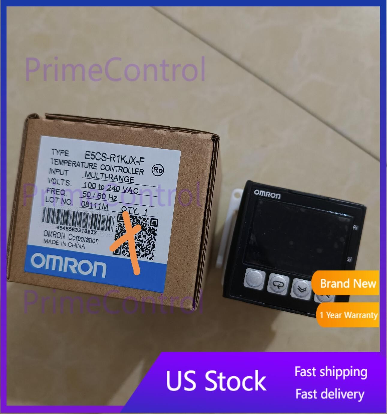 New In Box OMRON E5CS-R1KJX-F Temperature Controller