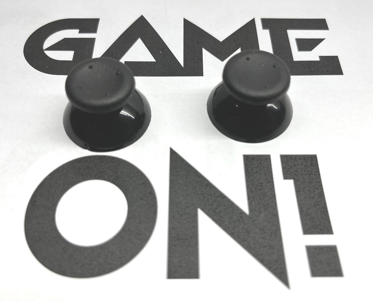 Original Xbox + Xbox 360 - Black Replacement Stick Thumb Caps - NEW