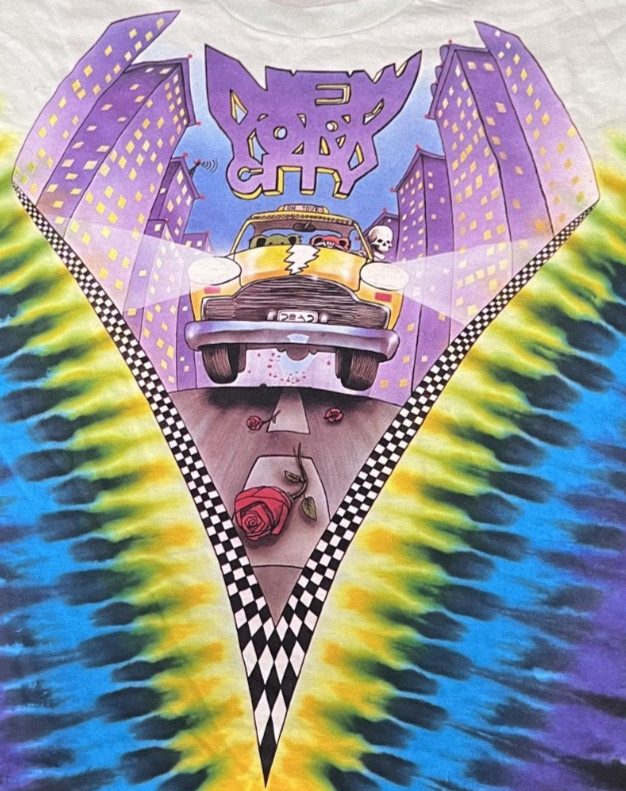 Grateful Dead Vintage Original MSG 1990 Taxi Shirt XL ~ Never worn, washed.