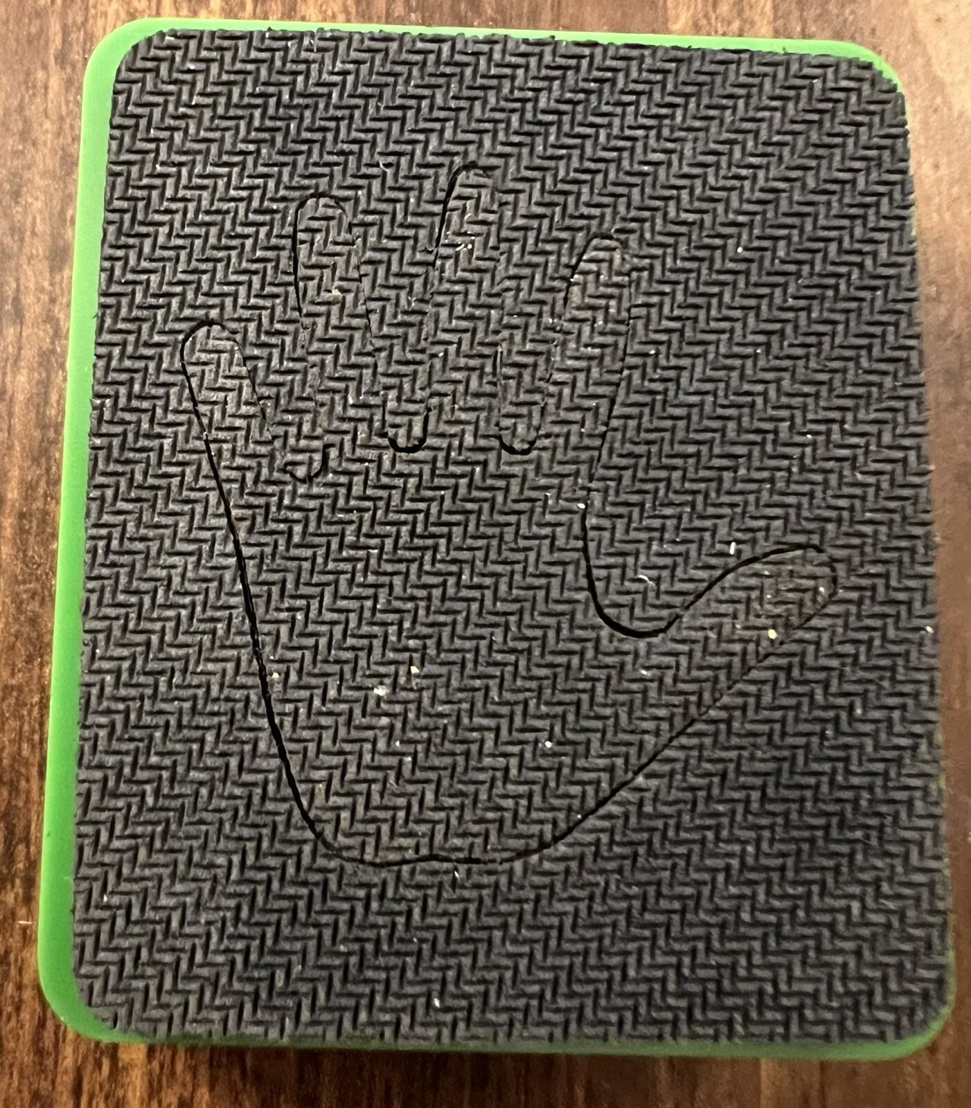 Sizzix Green Die Handprint 38-0276 EUC - TONYA