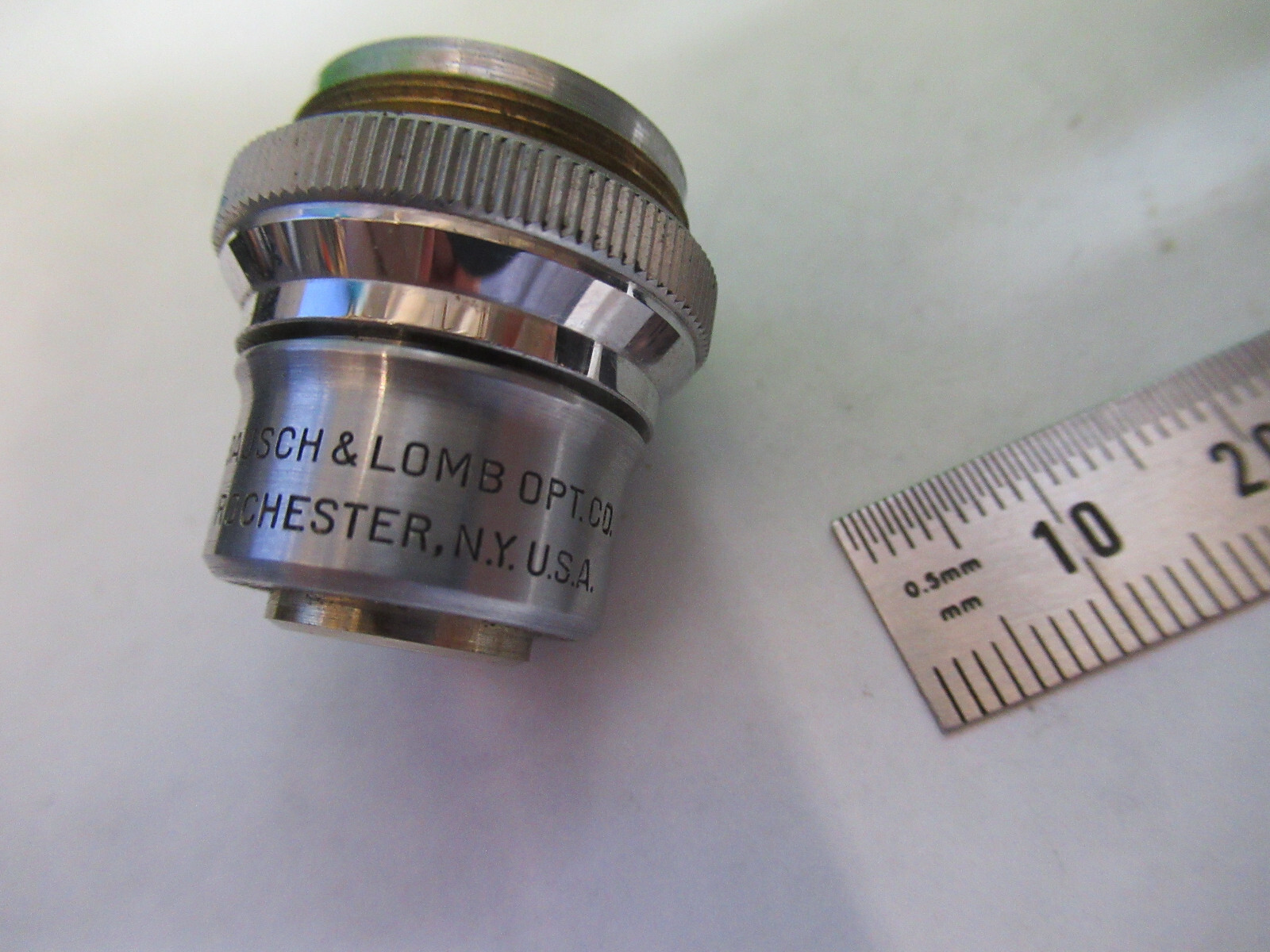 BAUSCH OBJECTIVE 6X STRAIN FREE POL POLARIZATION MICROSCOPE PART &G7-A-24