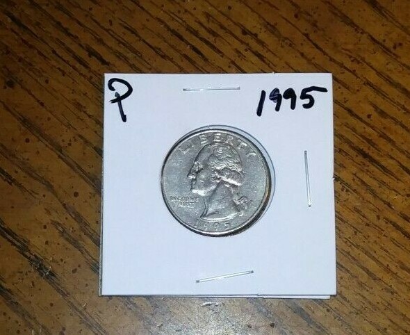 1995 - P Mint - Washington Quarter + Protective coin flip!