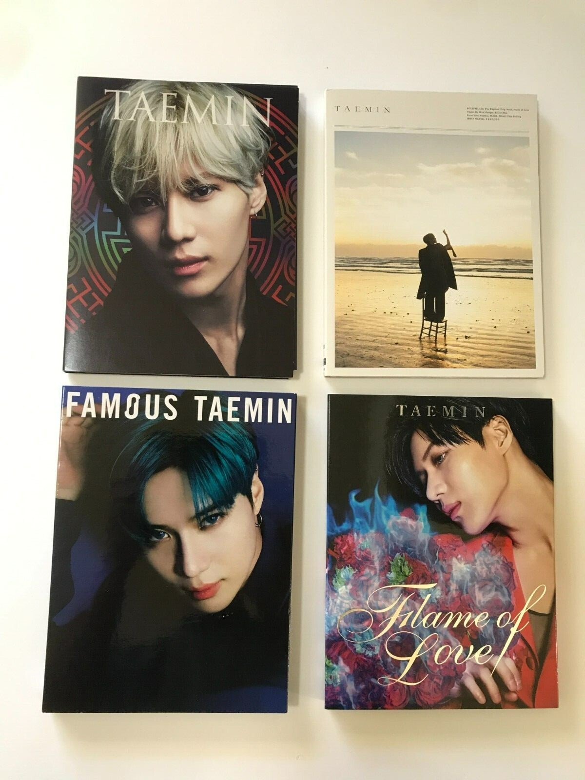 TAEMIN CD & DVD Sayonara Hitori Flame of Love Taemin Famous 4CD SET JP SHINee