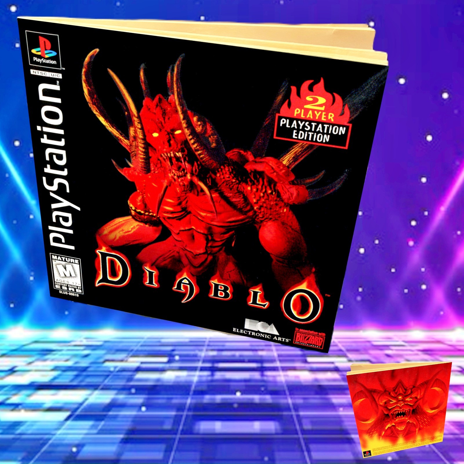 Replacement Manual for - Diablo - Sony PS1 Instruction Booklet