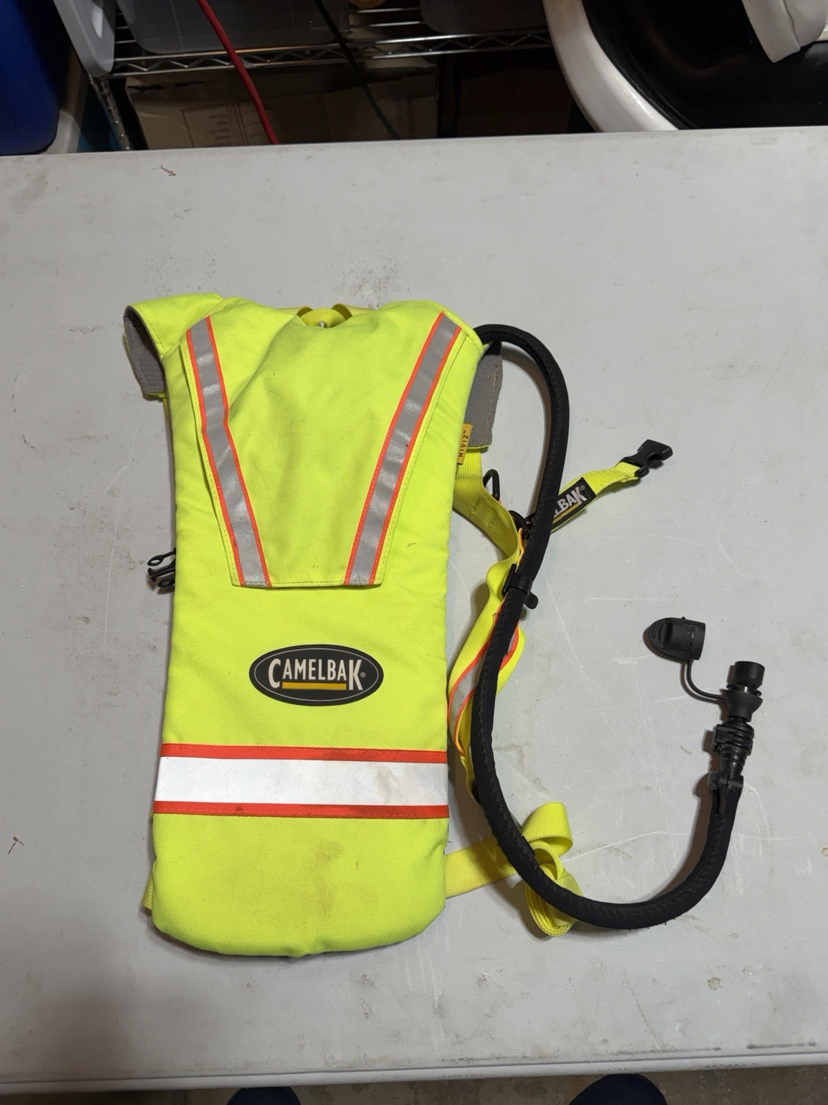 Camelbak Adult Hi-Viz Yellow Backpack With The Hydration Pack.