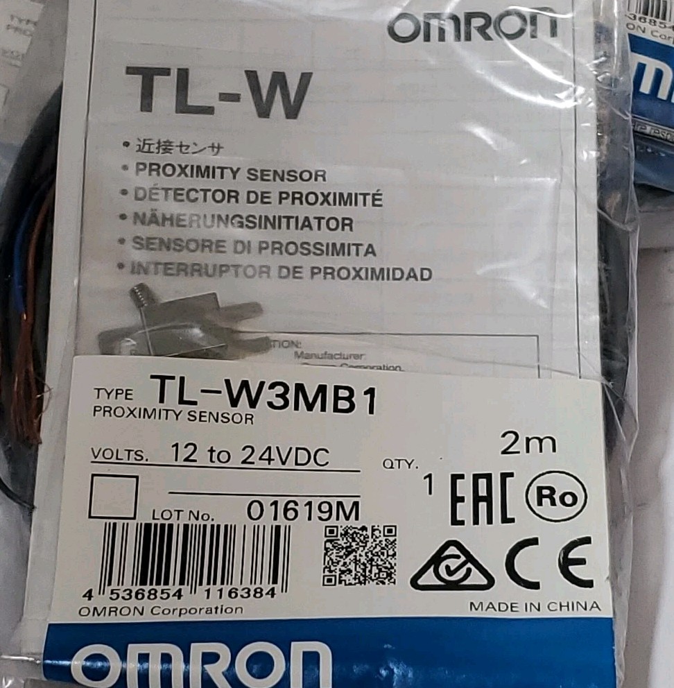 Lot of 5 Omron TL-W3MB1 Proximity Switch Sensor DC 12-24V 3mm PNP NO 2m - NEW US