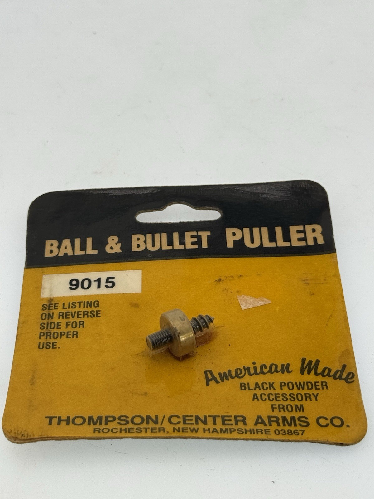 Thompson Center Arms Co. No 9015 .54 Cal Ball & Bullet Puller Muzzleloading New