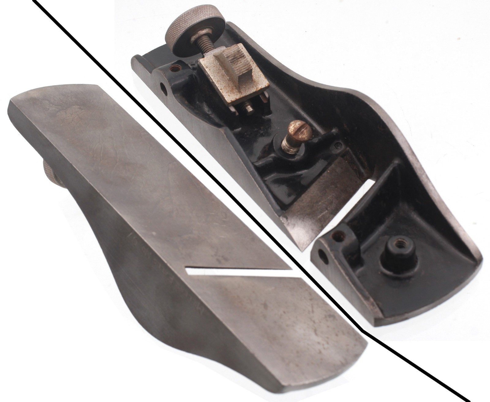 Orig. Plane Body and Adjusting Screw for Millers Falls No. 07 Plane-mjdtoolparts