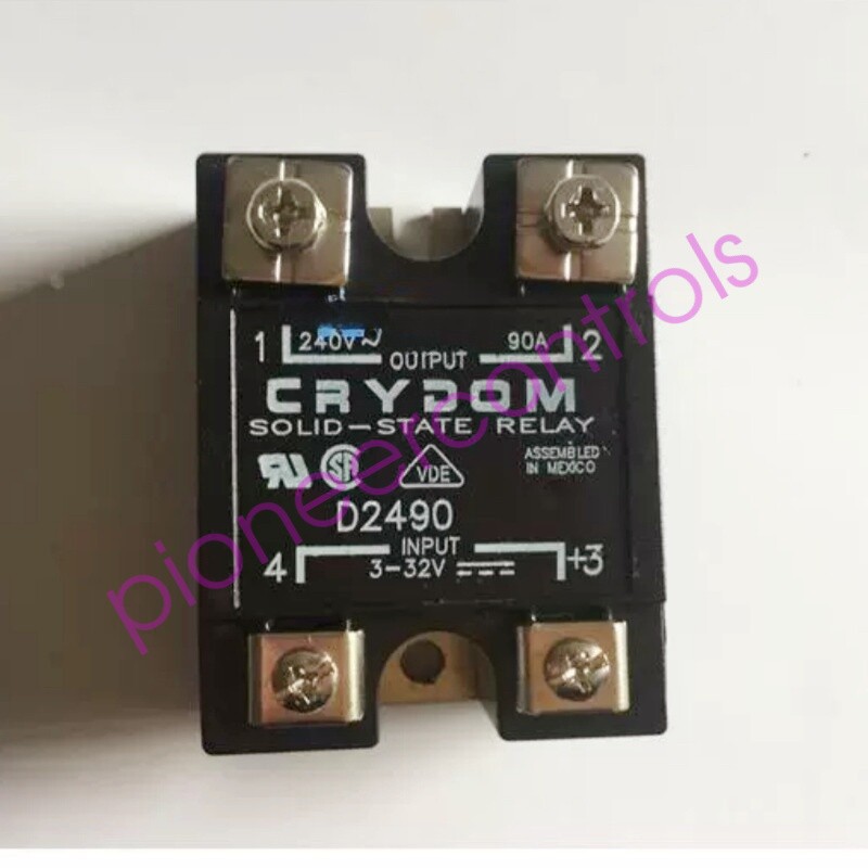 1PC Brand New Crydom D2490 Solid-State Relay Input 3-32VDC Output 240V 90A