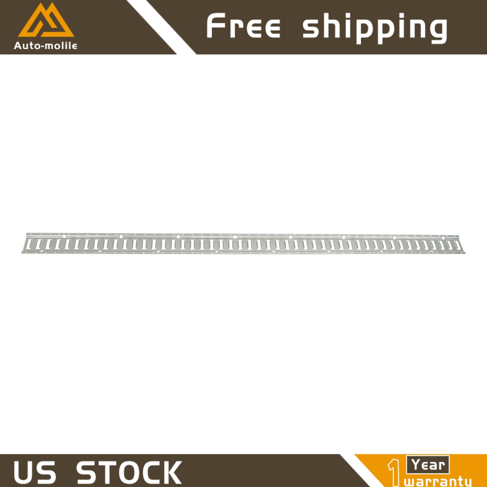 8' E Track Tie Down Rail System Multi Purpose High Quality For Van Truck 28 Pack