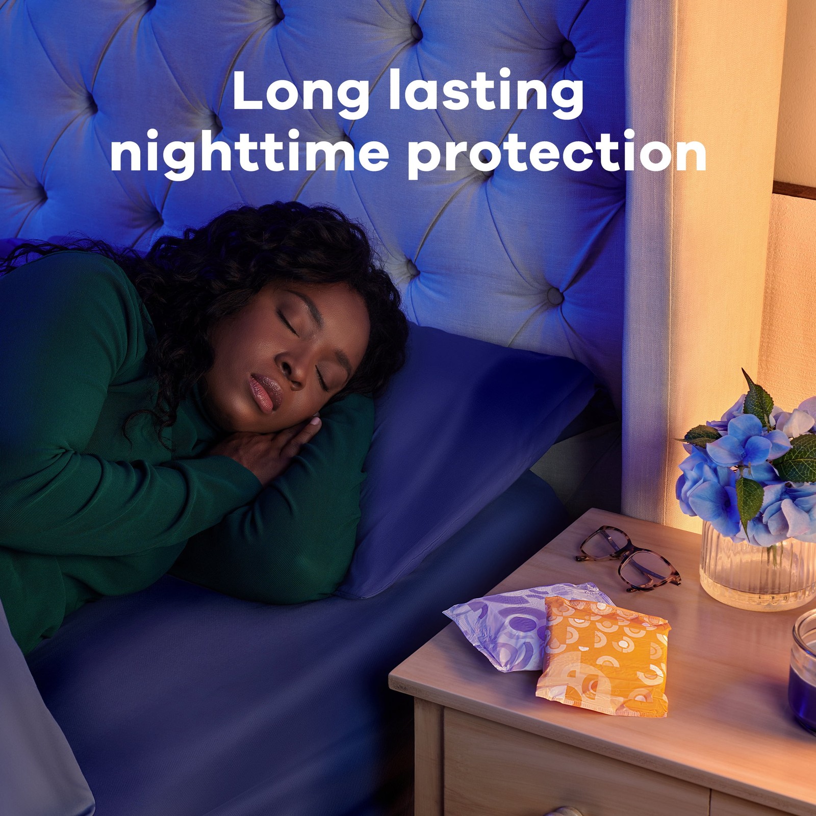 Always Maxi Pads without Wings, Size 4, Overnight Absorbency, 28 CT
