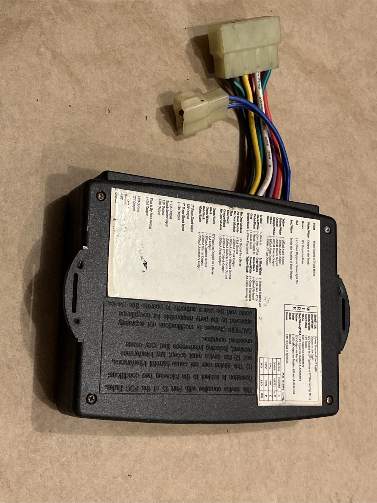 COMPUSTAR2000-AS 2-Way Remote Start System 3,000 Ft Max Module brain Unit only