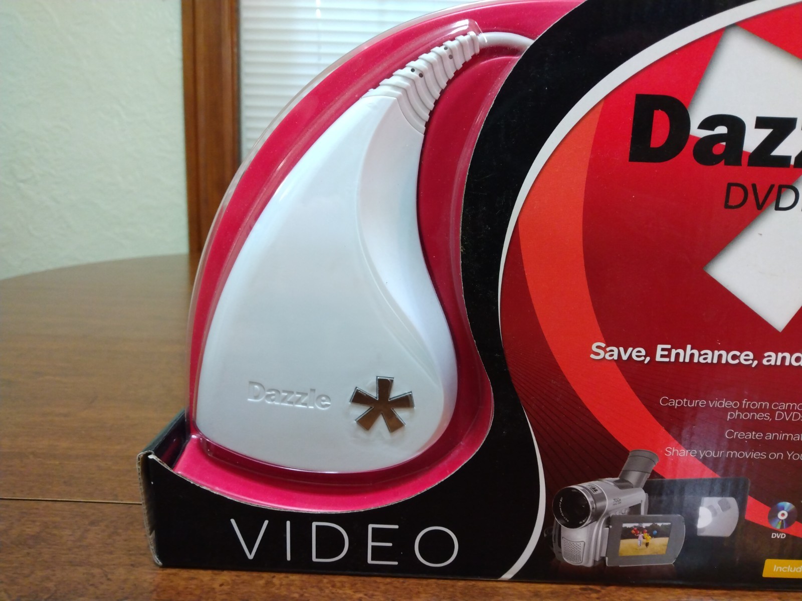 Dazzle DVD Recorder HD Video Capture Device + Pinnacle Video Editing Software