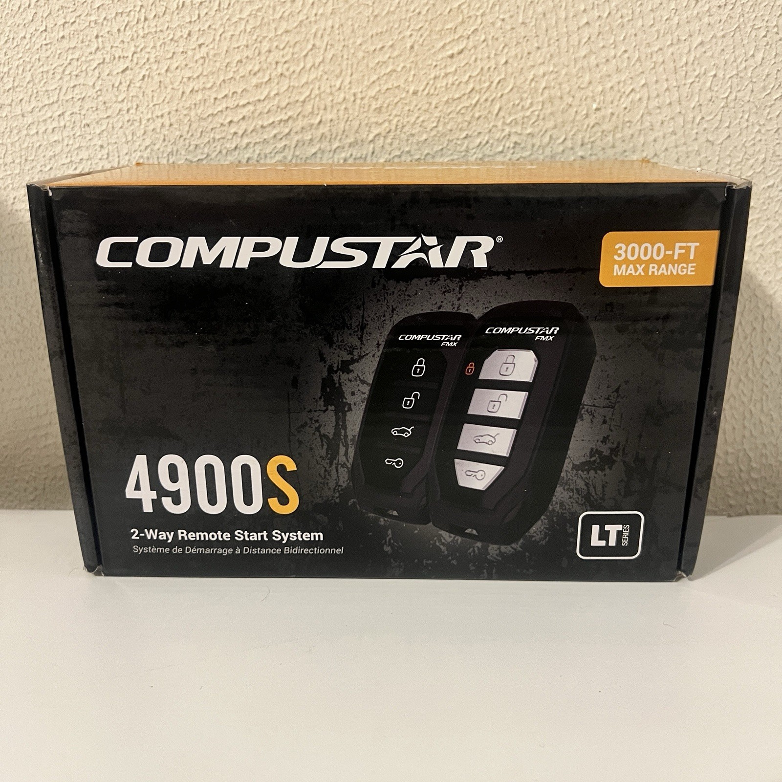 Compustar CS4900-S 4-Button 2-Way 3000' Remote Start System 4900S