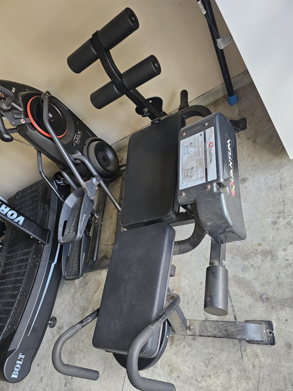 Quantilum Ab Machine Strength Trainer Home Gym Workout Equipment