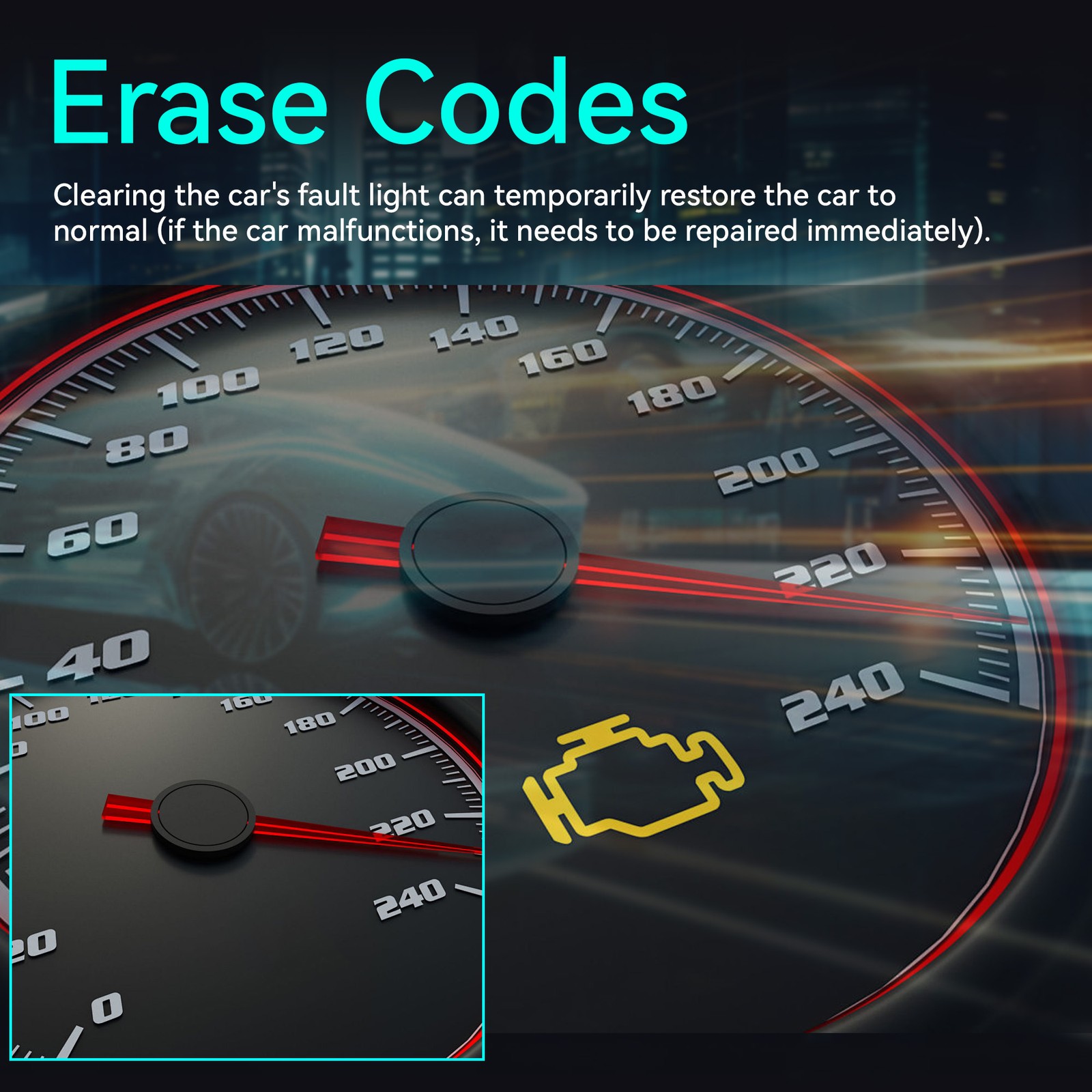 Automotive OBD2 Scanner OBD Code Reader Car Diagnostic Tool Check Engine Fault