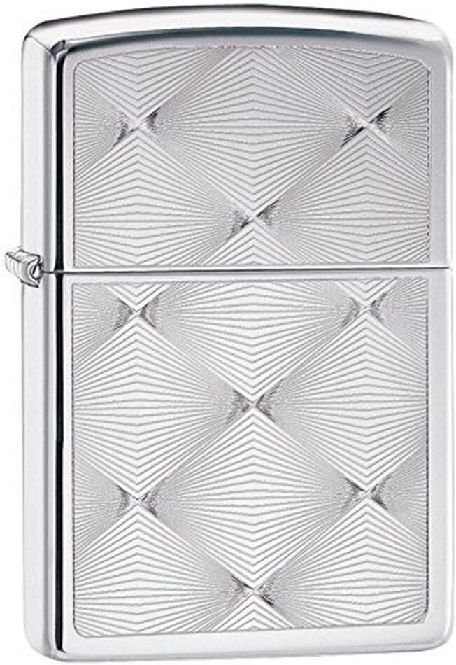 Zippo Wavy Diamonds High Polish Chrome 28951