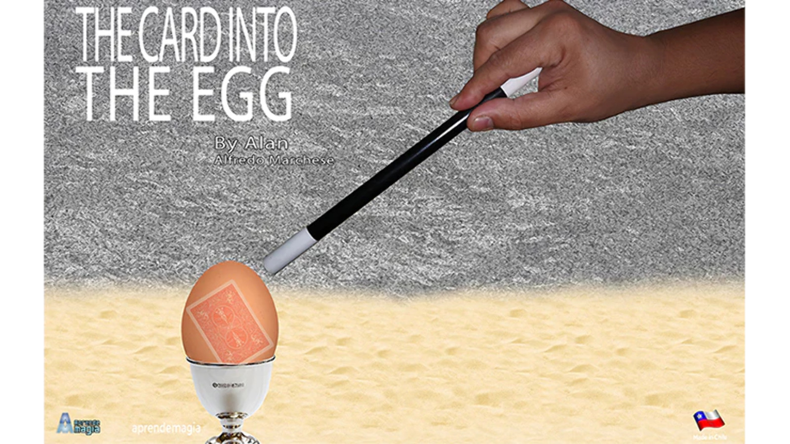 THE CARD INTO THE EGG (Gimmicks and Online Instructions) by Alan Alfredo Marches