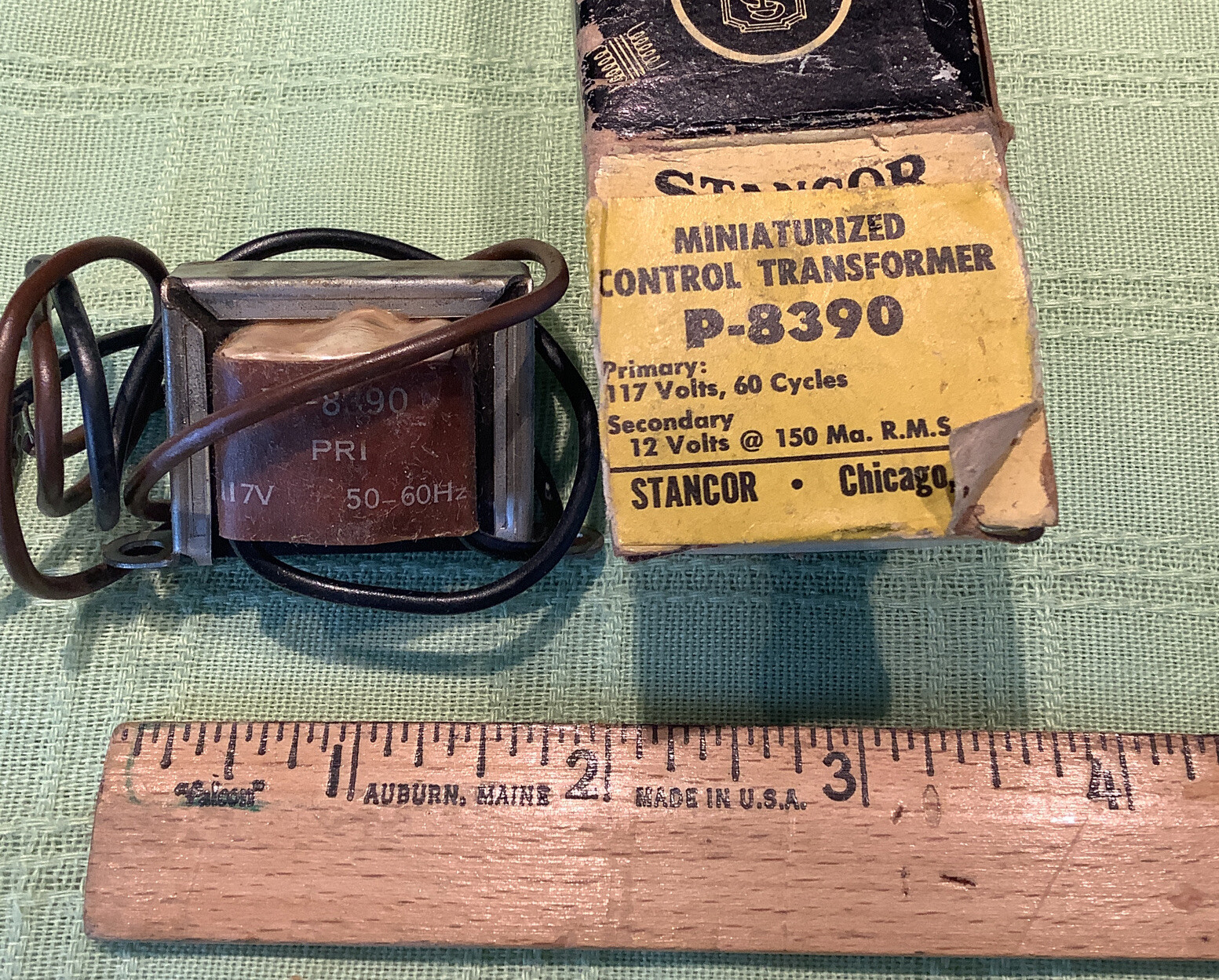 Stancor P-8390 NOS Mini Control Transf. 12v 150ma Output 117v Input