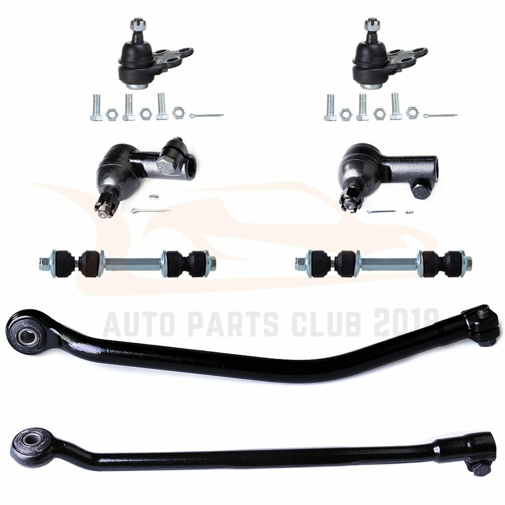 8pcs Ball Joint Tie Rod End Sway Bar Suspension For Chevrolet Beretta Cavalier