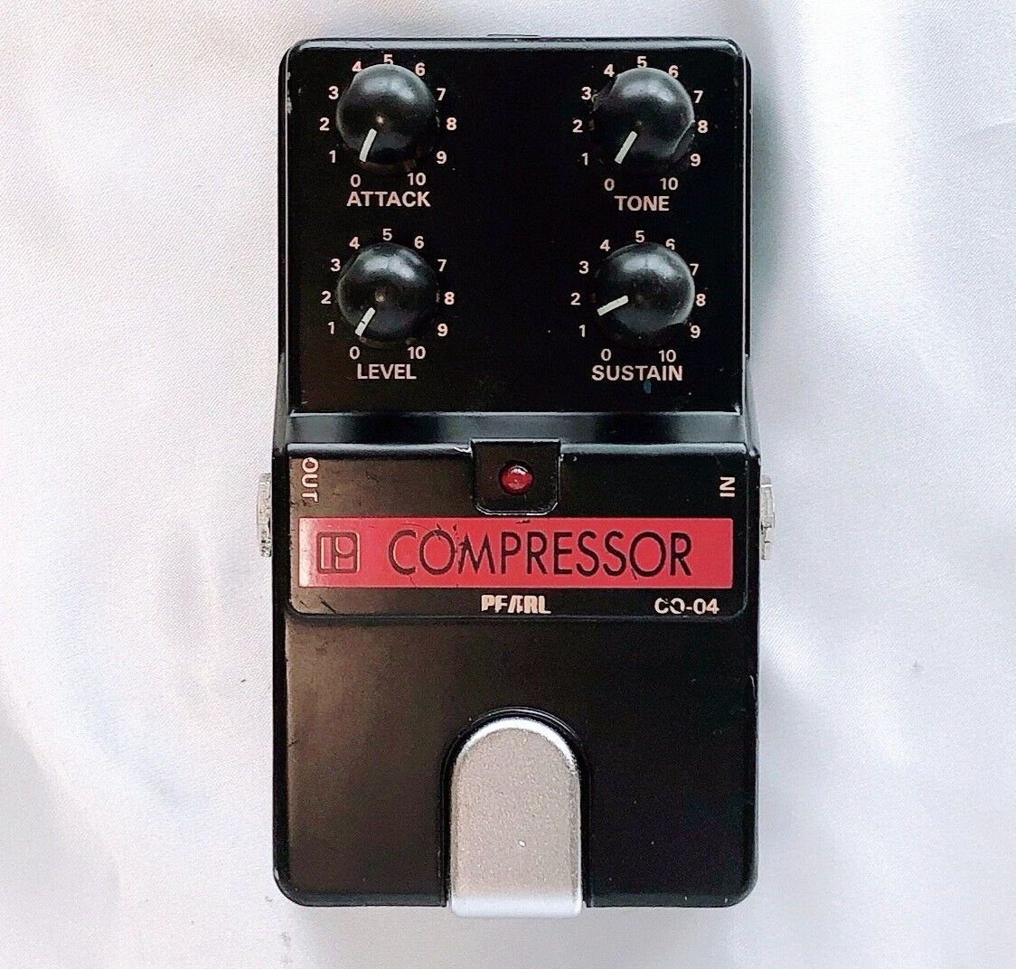 Pearl CO-04 Compressor 1980s Vintage Guitar Pedal Made in Japan  JRC4558DD
