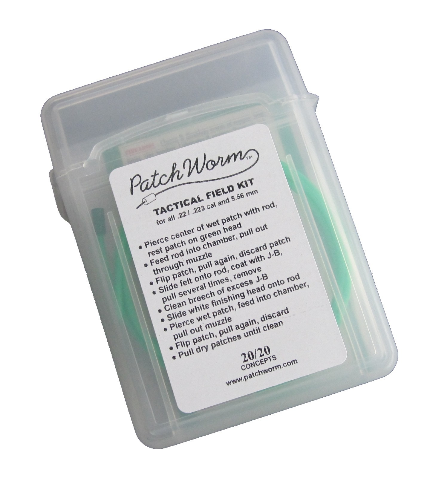 PatchWorm Tactical Field Kit TaFK gun cleaner .30 cal / 7.62mm RIFLE