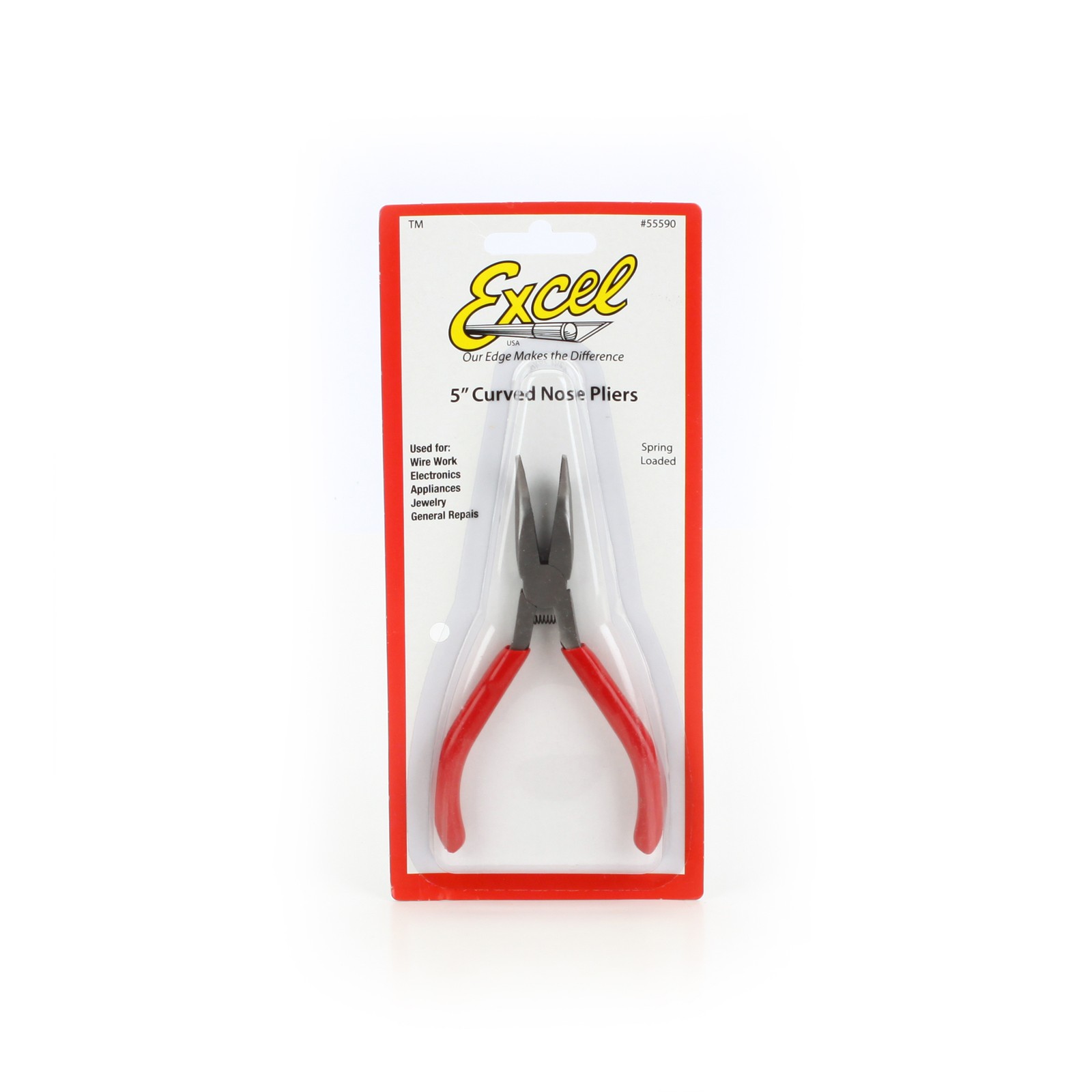Excel Hobby Blade Corp Pliers5" Curved Nose EXL55590 Pliers tweezers & similar