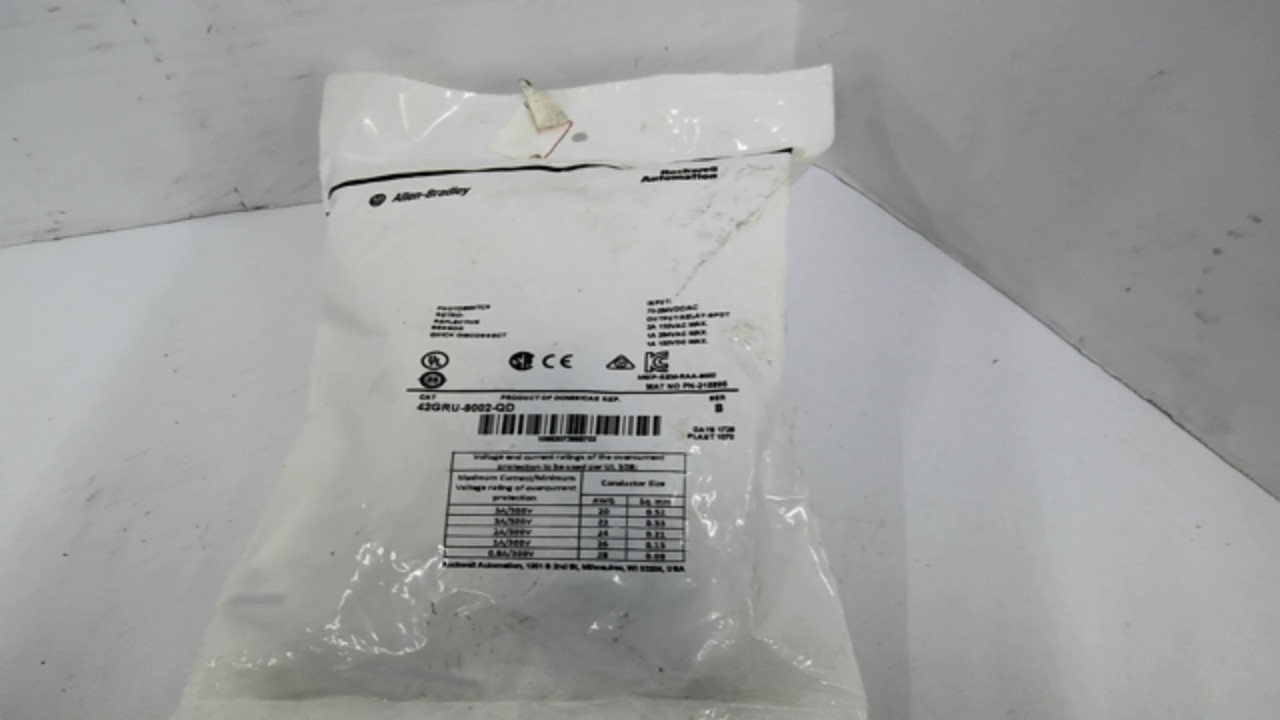 Allen Bradley 42GRU-9002-QD Photoswitch Retroreflective Quick Disconnect