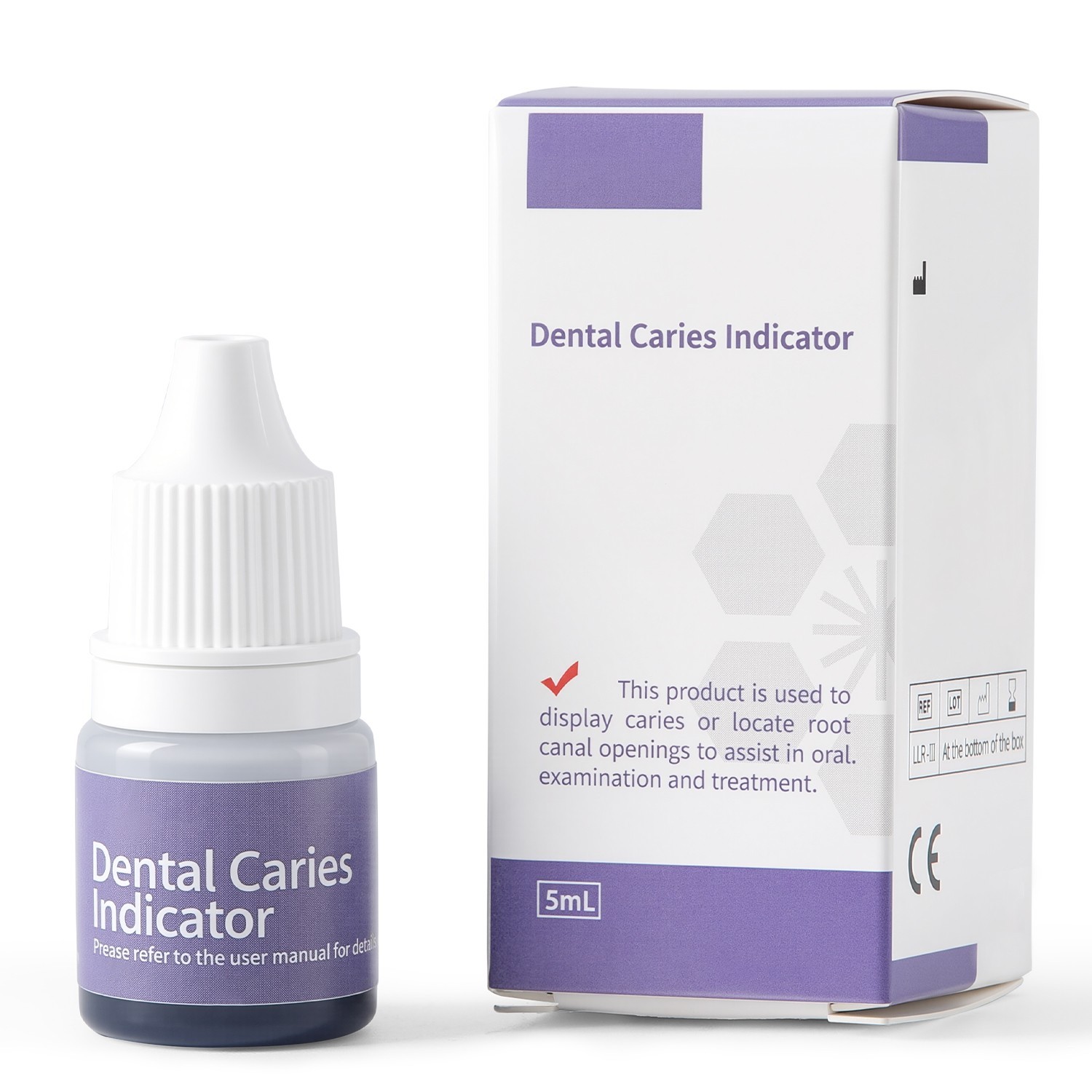 5ml Pack Caries Indicator Dye Dentin Caries Detector Locating Root Canal Orifice