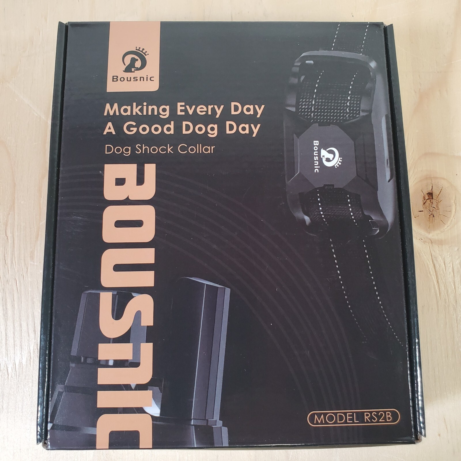 Bousnic Dog Training Shock Collar 2 Dogs 5-120Lbs 3300 ft Range Waterproof RSB2B