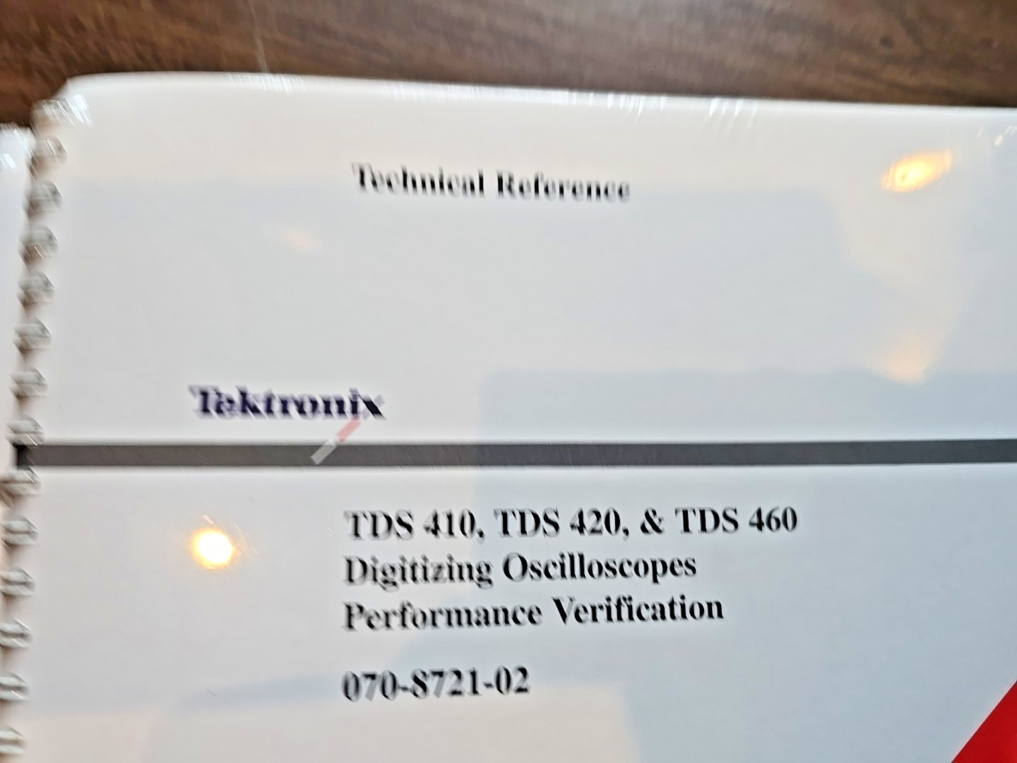 Tektronix Manual TDS 410, TDS 420, TDS 460 Technical Ref