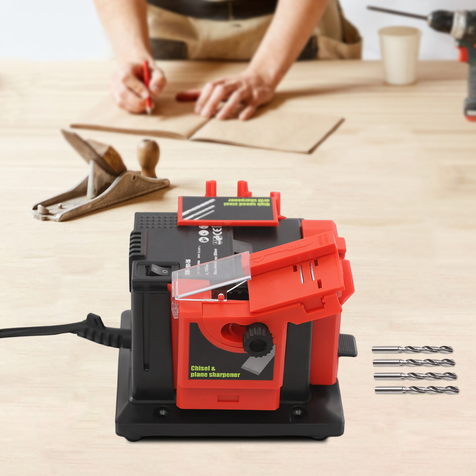 Multifunctional Chisel Planer Sharpener, Electric Chisel Planer Sharpener