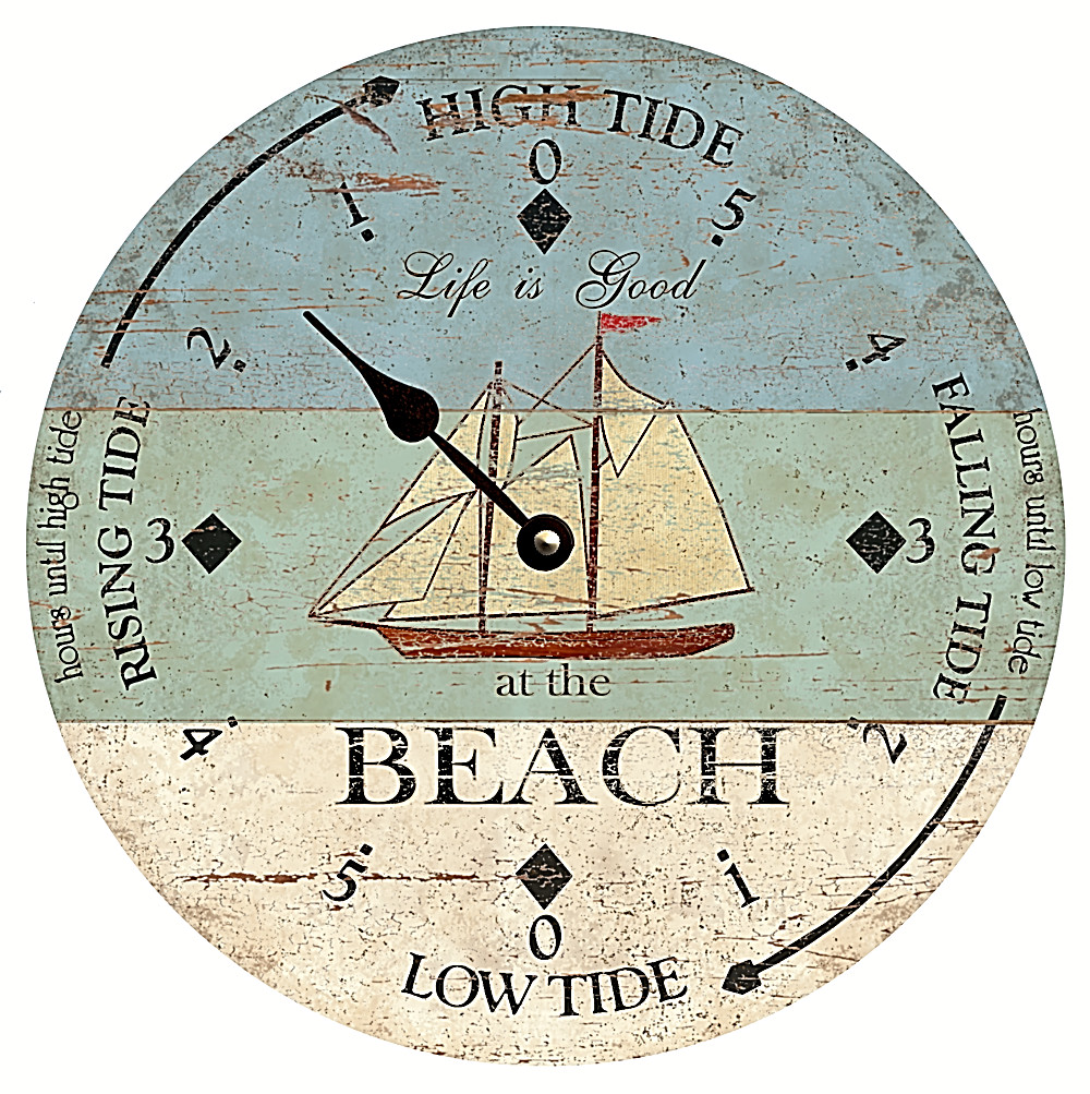 Tide Clock- Beach Tide Clock