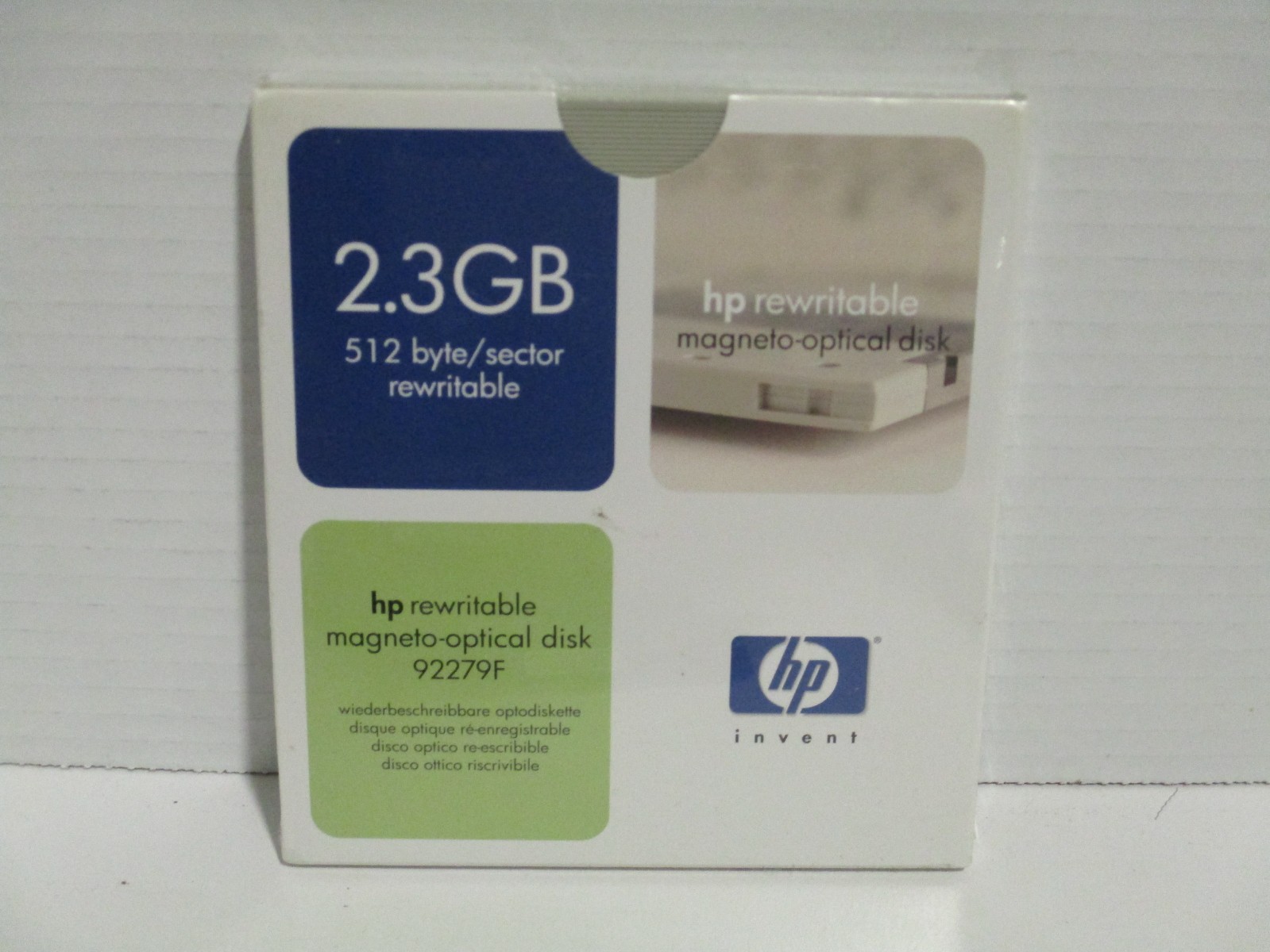 NEW SEALED HP 2.3GB Rewritable Magneto Optical Disk 92279F