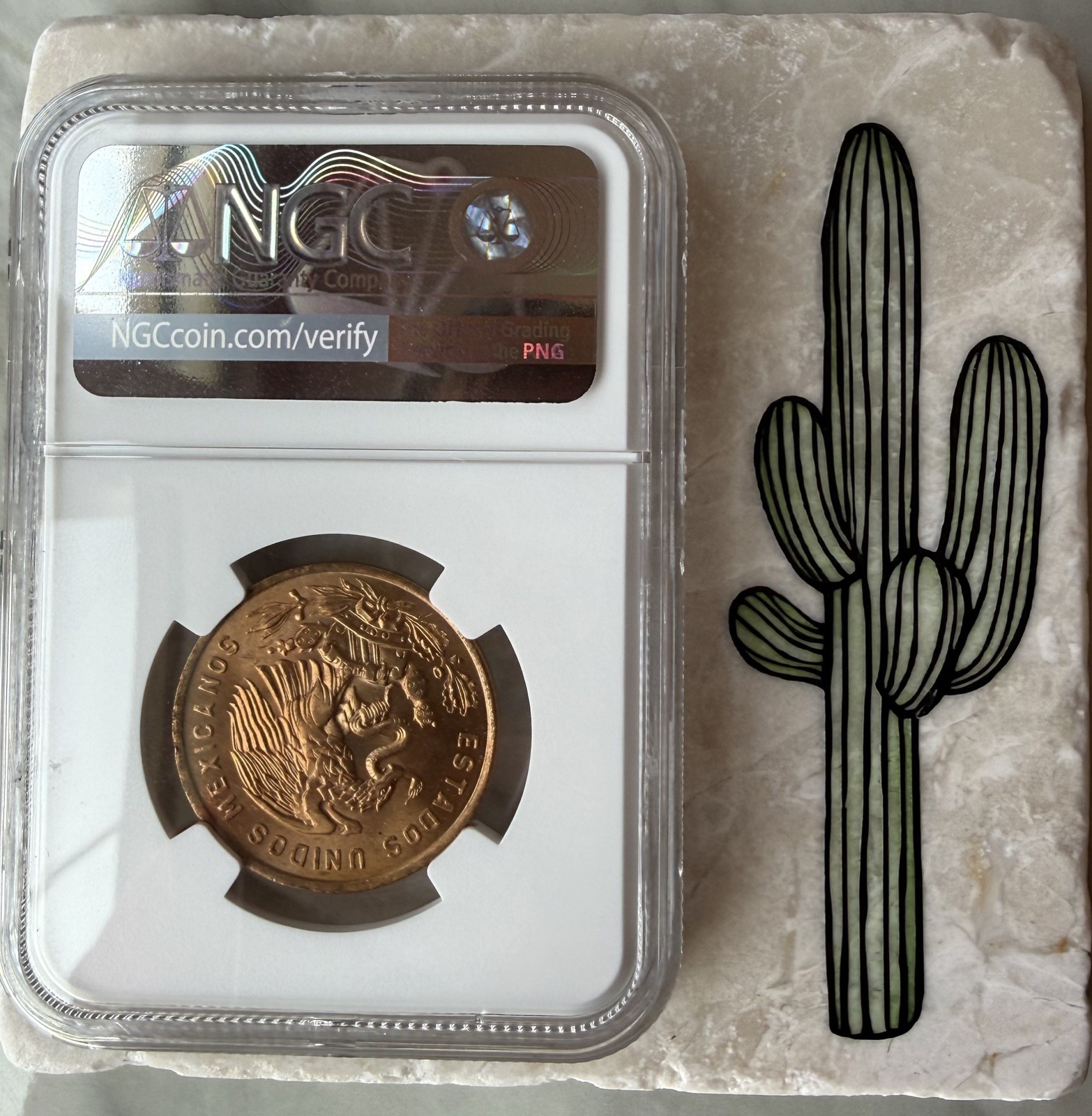 🔥 1969 Mo Mexico 20 Centavos MS66 RD 🔥