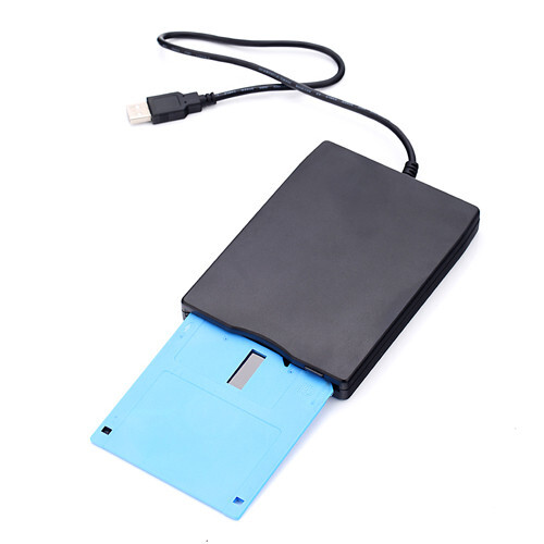 External USB 3.5" 1.44MB Floppy Disk Drive for Windows XP/7/iMac