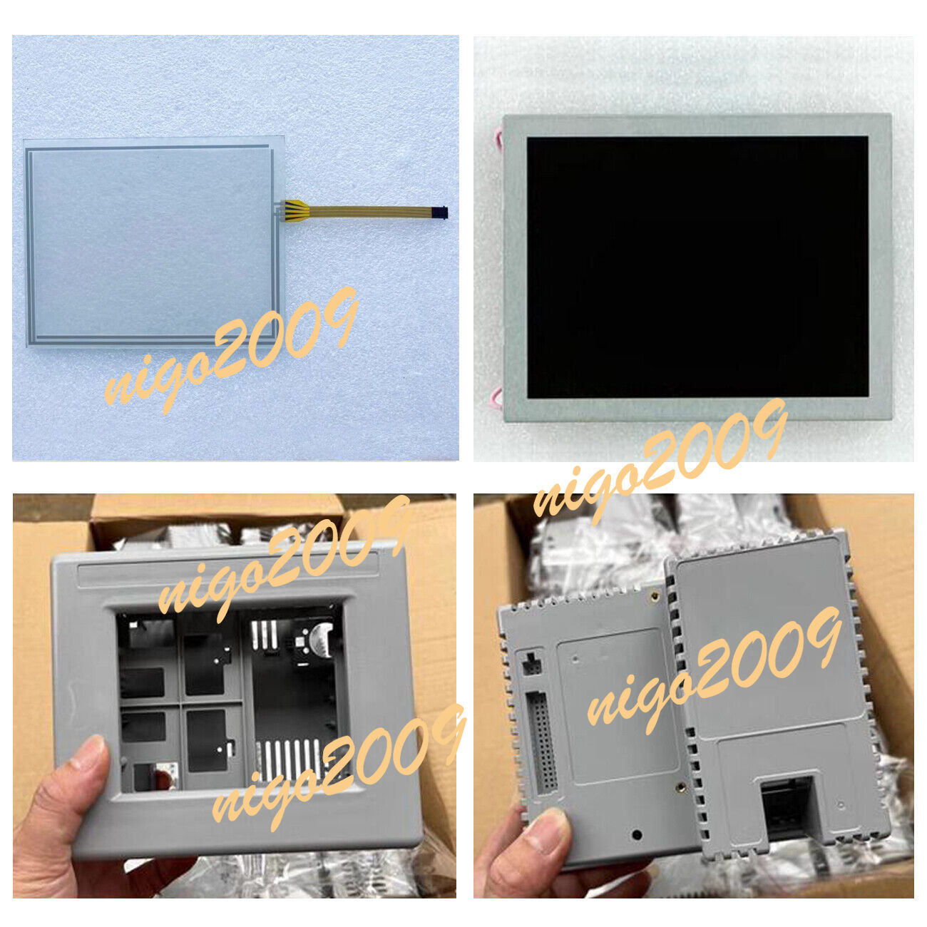 Fit for AB 2711P-T6M5D Touch Screen Glass Plastic Housing Cover LCD Display
