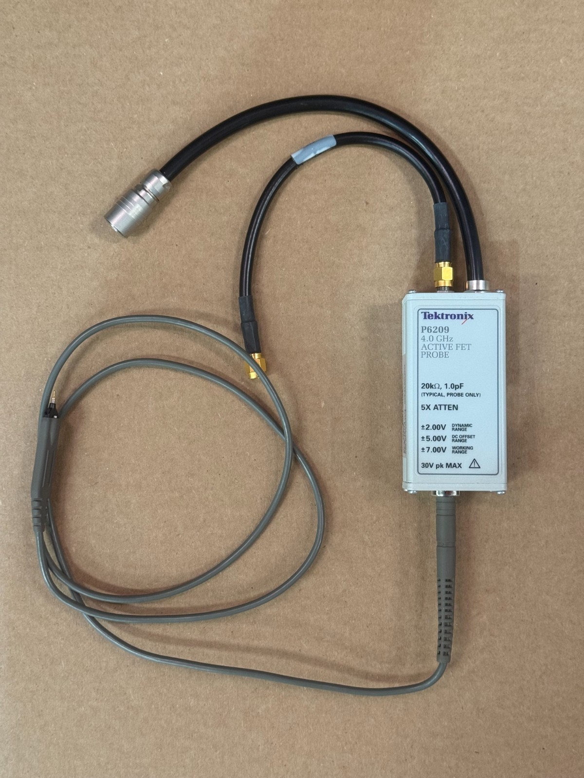 Tektronix P6209 4 GHz 5X Active Oscilloscope Probe