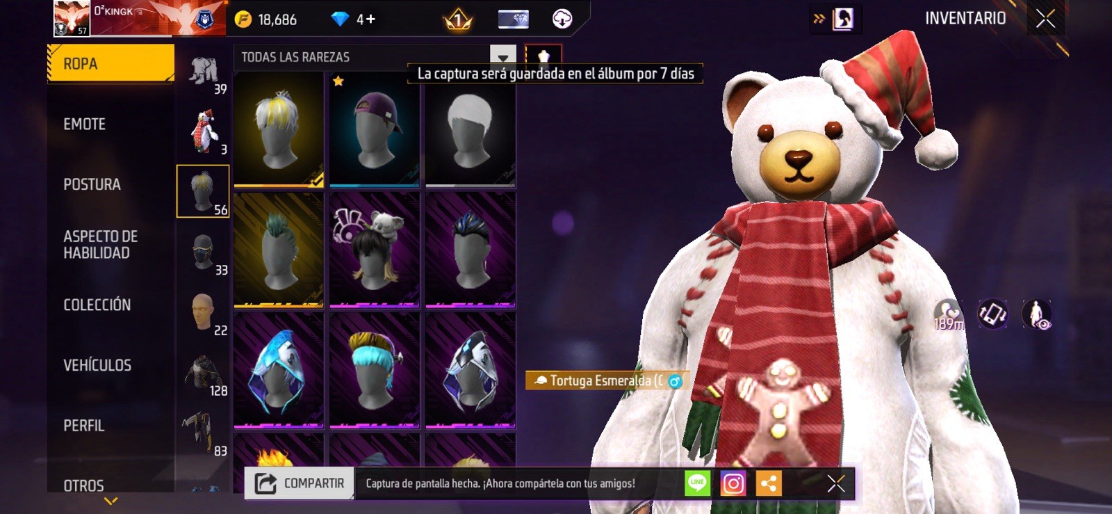 Cuenta de freefire chetada
