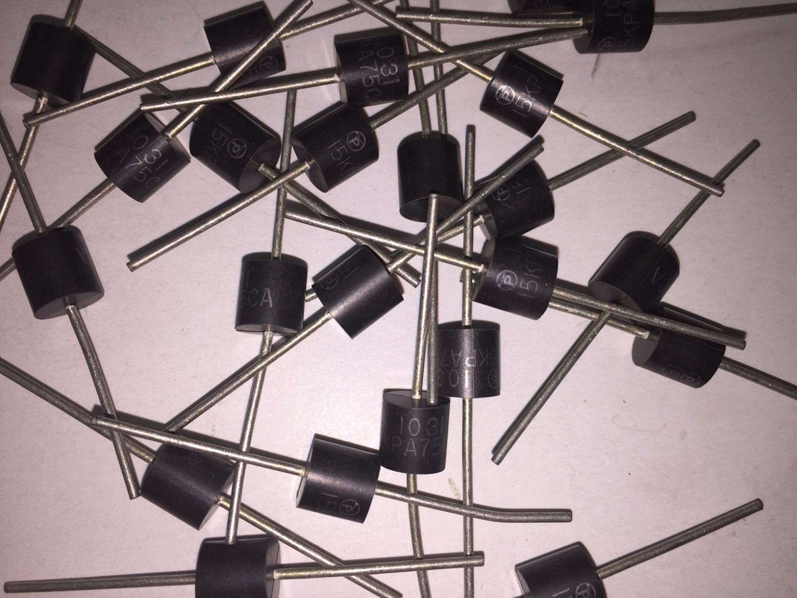 (2 PIECE LOT) 15KPA75CA-LF PROTEK DEVICE Diode TVS Single Bi-Dir 75V 15KW 2-Pin