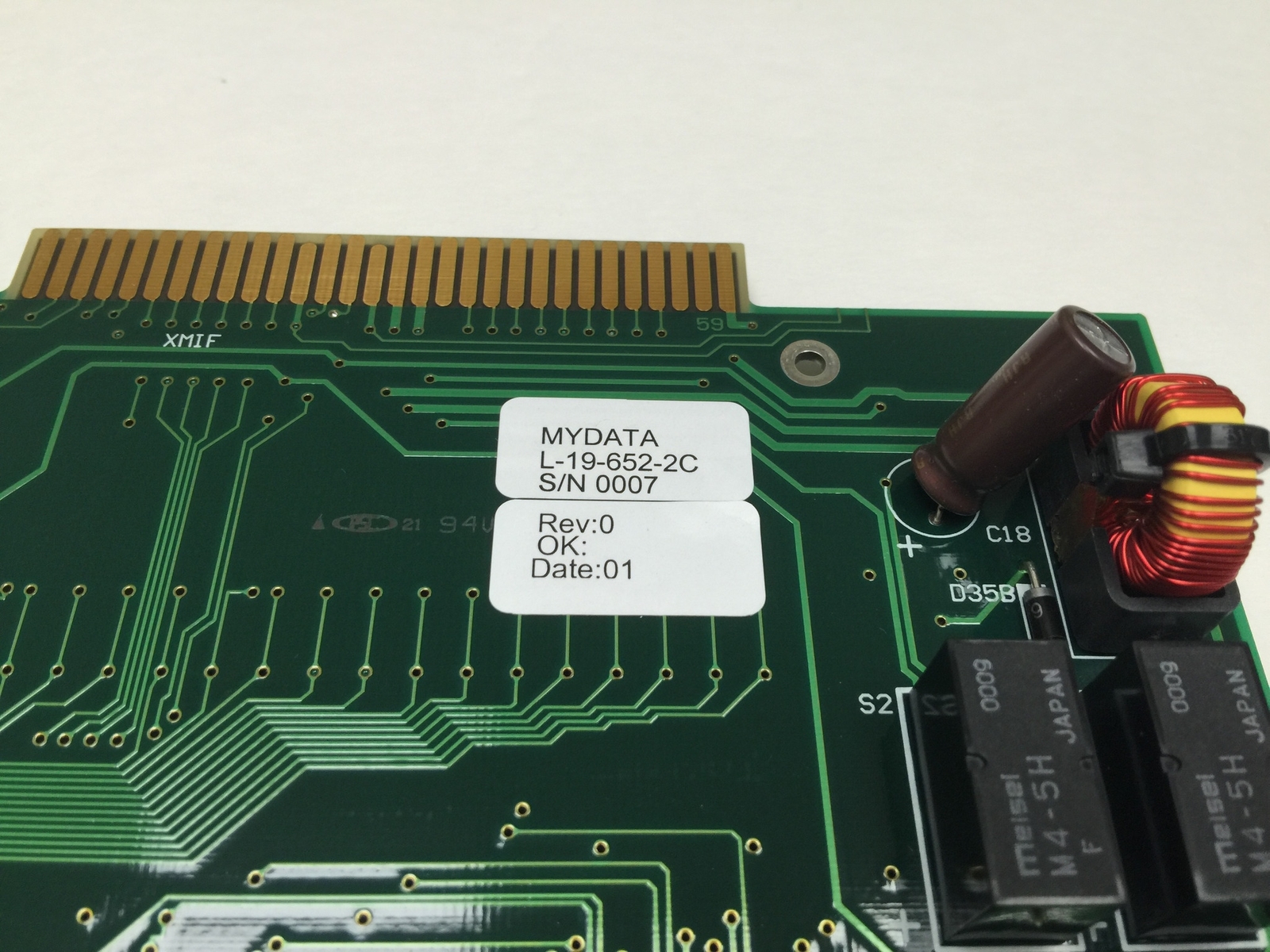 Mydata L-019-0652-2C TC2 TM Control Board