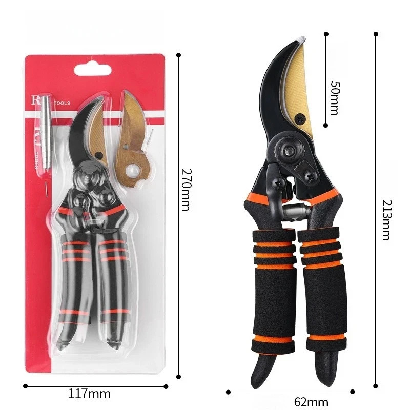 Garden Pruning Shears for Plants Flowers Trees Sharp Hand Pruner Tool Heavy Duty